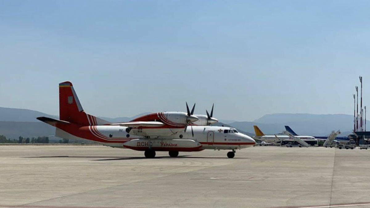 Ukrayna uçakları Türkiye'deki yangınlara 856 ton su boşalttı