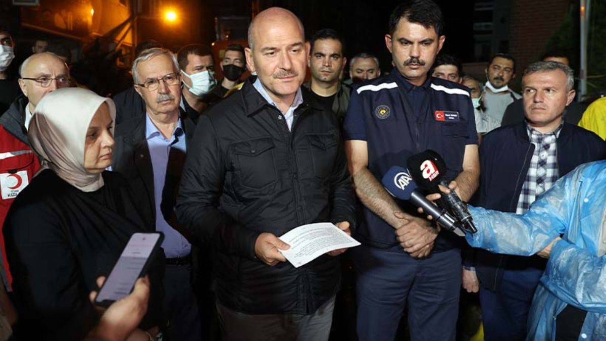 Bakan Soylu: Gördüğüm en ağır sel felaketi burası