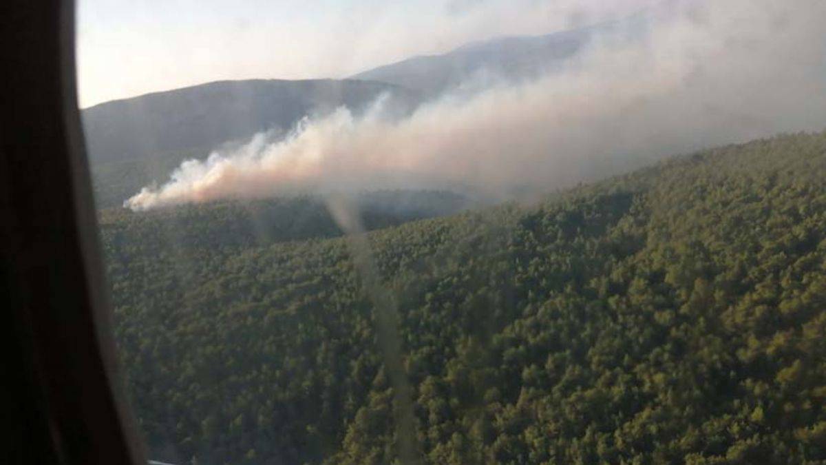 Çeşme'de orman yangını