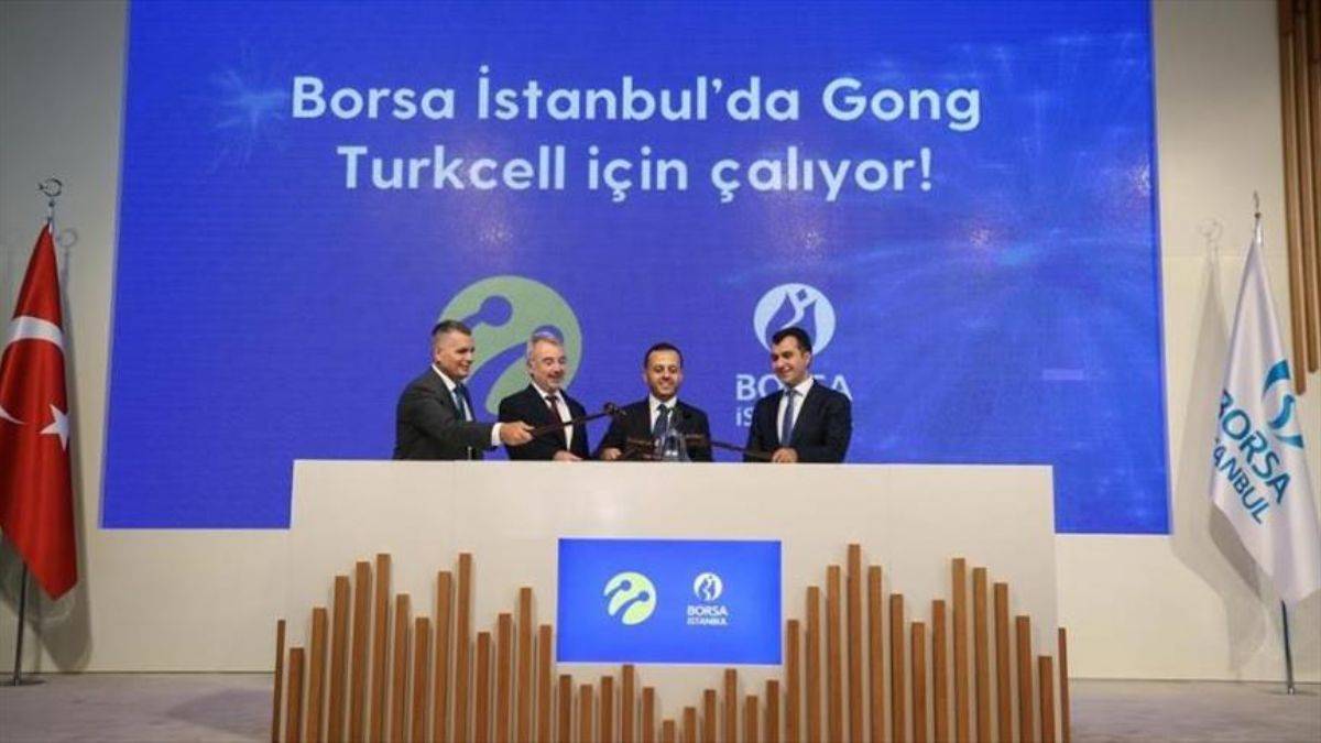 Borsa İstanbul'da gong 'Turkcell' için çaldı