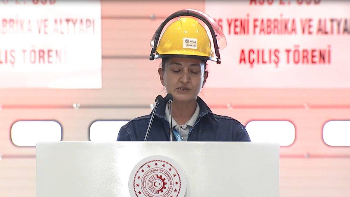 Ankara'da kadın kaynak personelinin sözleri alkış aldı