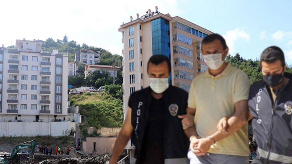 Selde çöken apartmanın müteahhidi tutuklandı