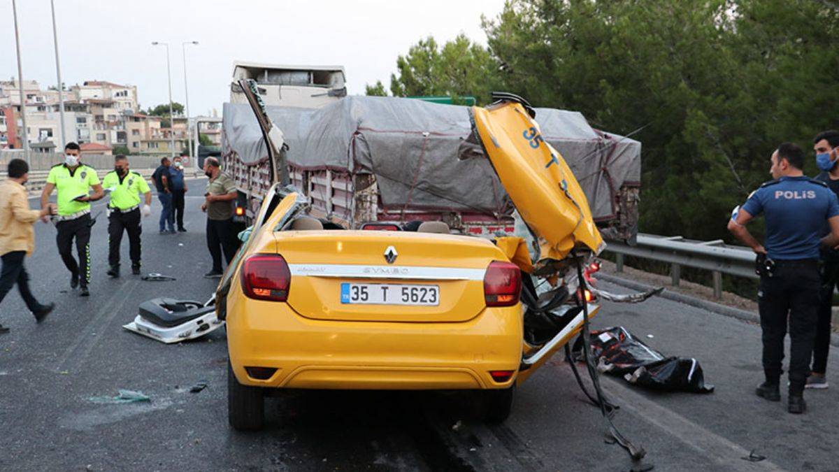 İzmir'de üzücü kaza: 1 ölü, 2 yaralı