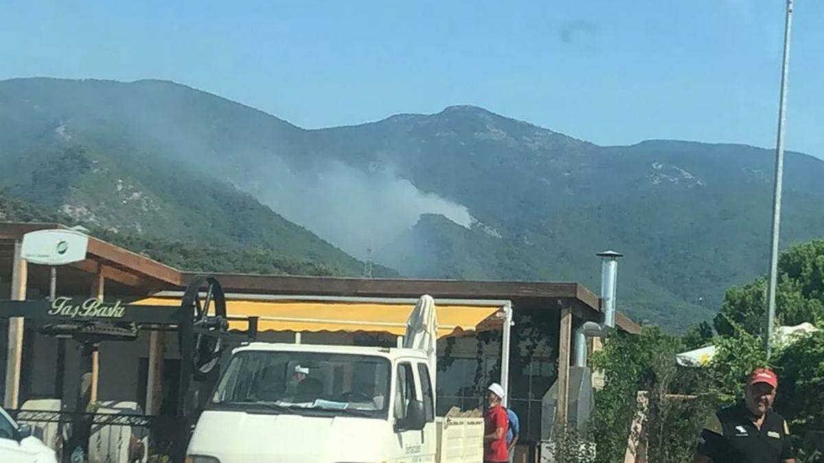 Kazdağları'nda orman yangını