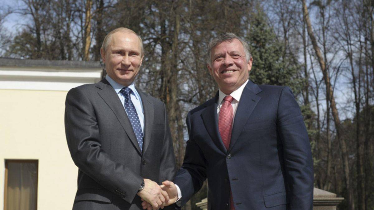 Rusya lideri Putin ile Ürdün Kralı 2. Abdullah görüştü