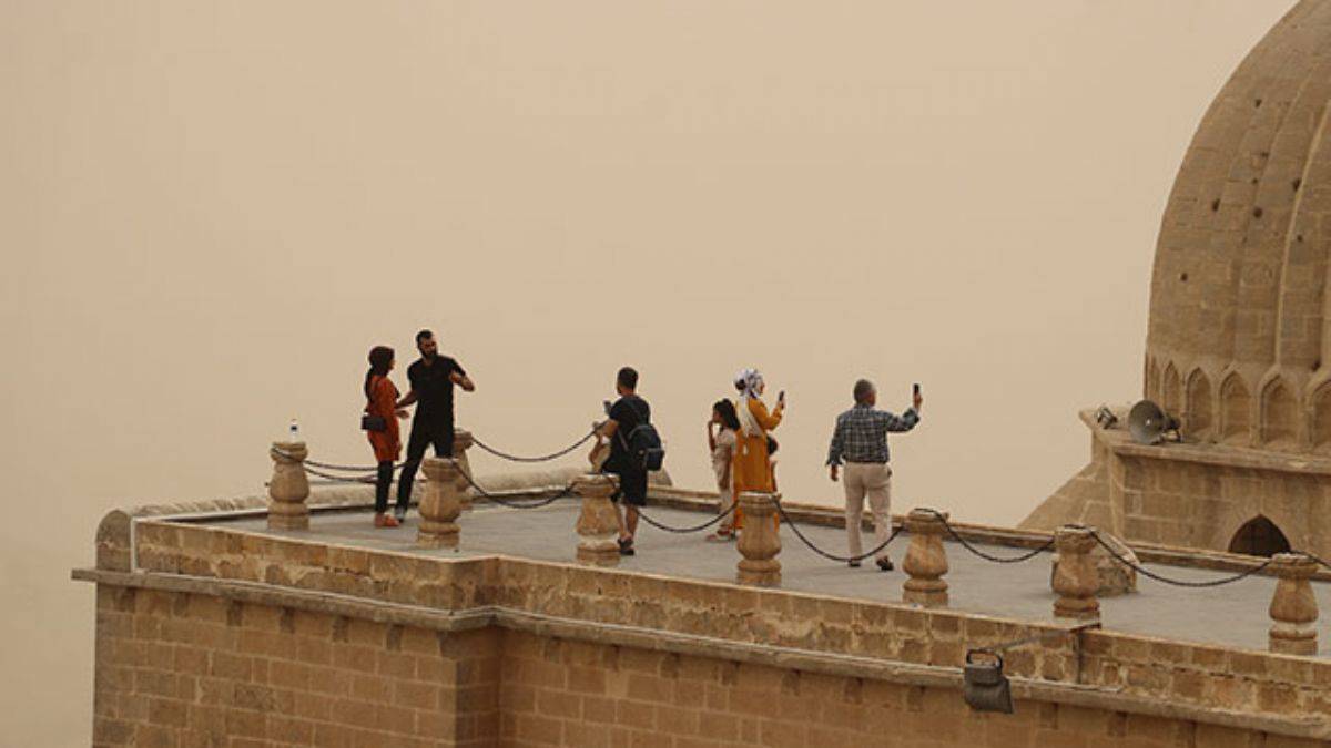 Mardin'i toz bulutu kapladı