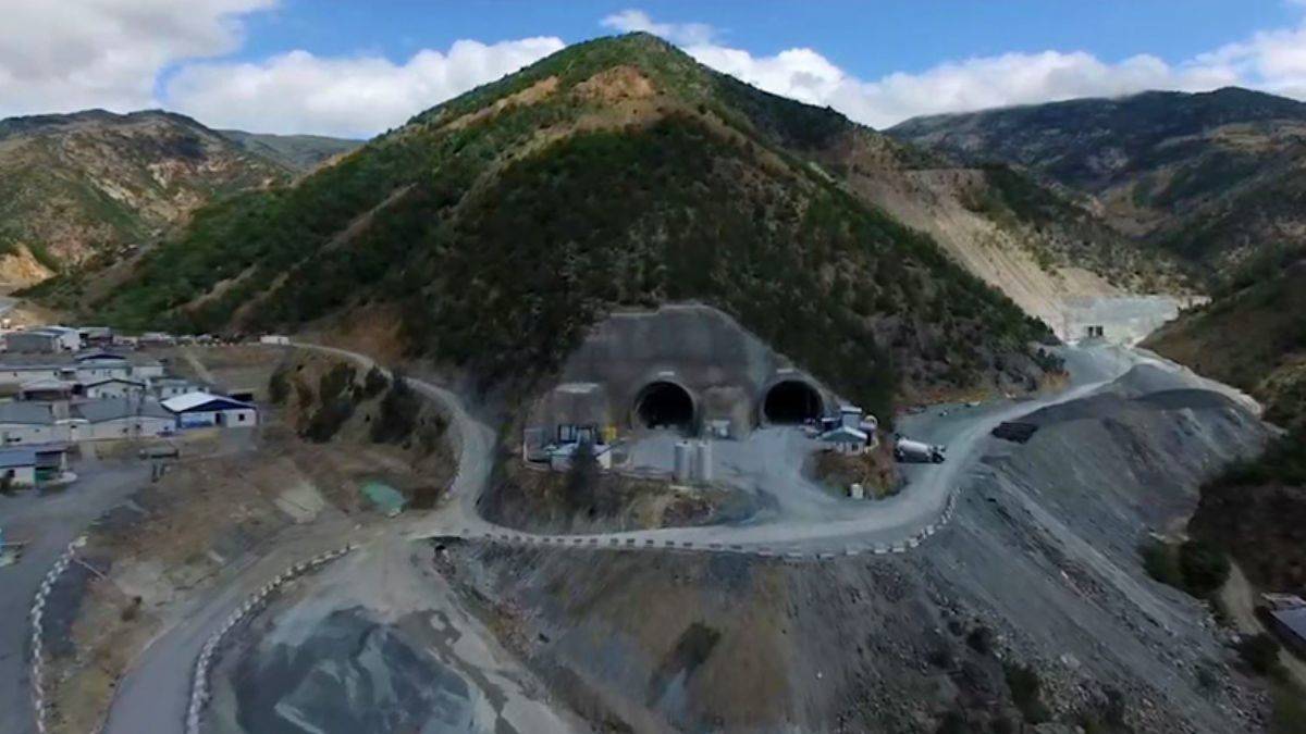 Zigana Tüneli'nde sona yaklaşıldı