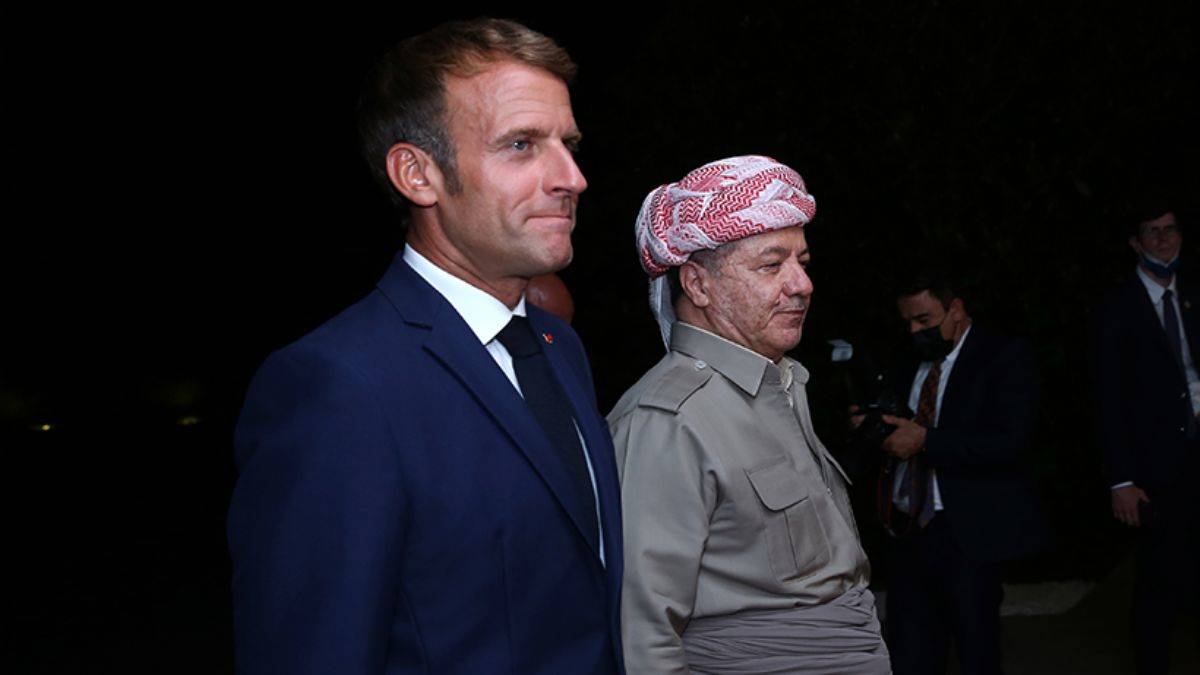 Macron'dan Peşmerge'ye övgü