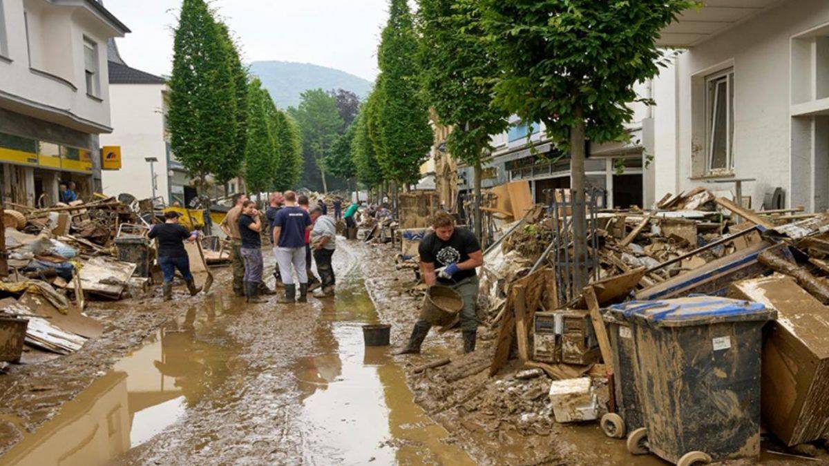 Almanya'da 6 hafta önce meydana gelen selin izleri hâlâ silinemedi
