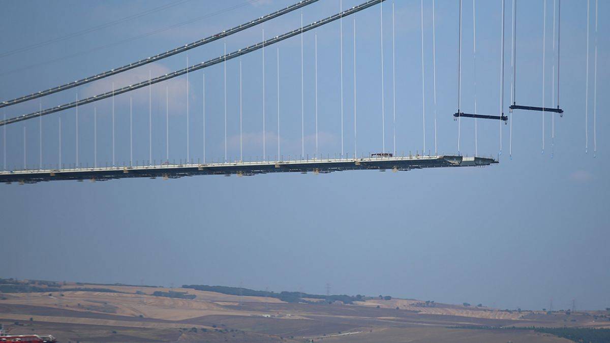 1915 Çanakkale Köprüsü yolunda sona yaklaşıldı