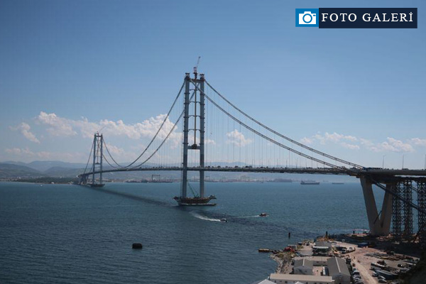 Osmangazi Köprüsü açılışa hazır