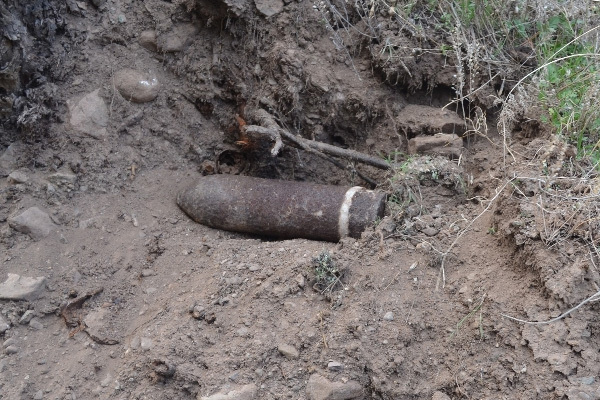 Hatay'a top mermisi atıldı