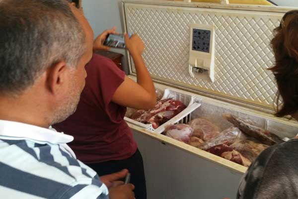 Antalya'da 957 kilo kaçak et yakalandı