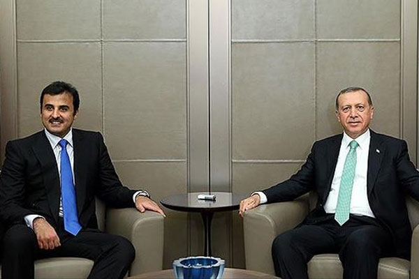 Erdoğan Katar Emiri ile bir araya geldi