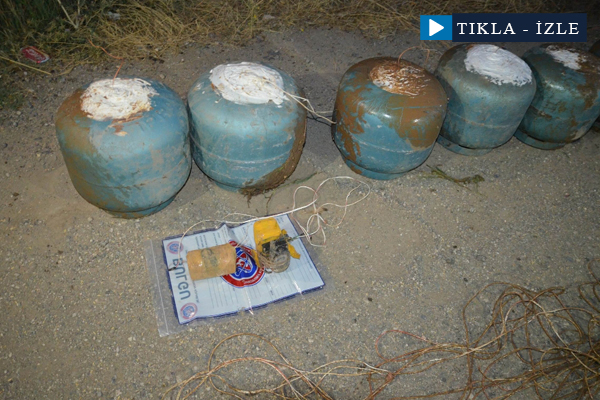 300 kilogram patlayıcı imha edildi