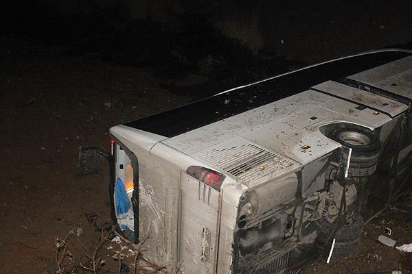 Balıkesir'de otobüs kazası