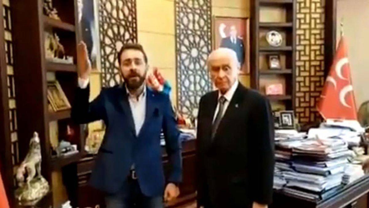 Bahçeli izin verdi, kanser hastası komedyen taklidini yaptı