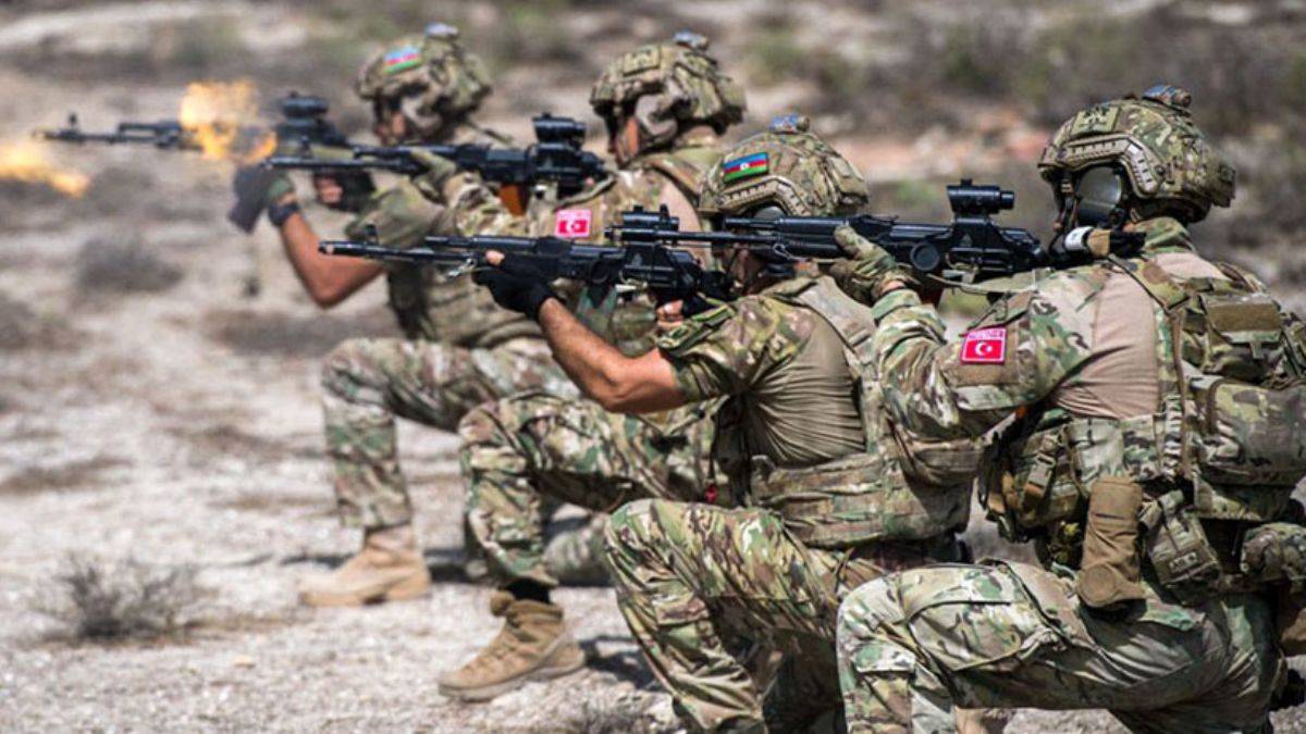 Ortak tatbikatta düşman hedefleri imha edildi