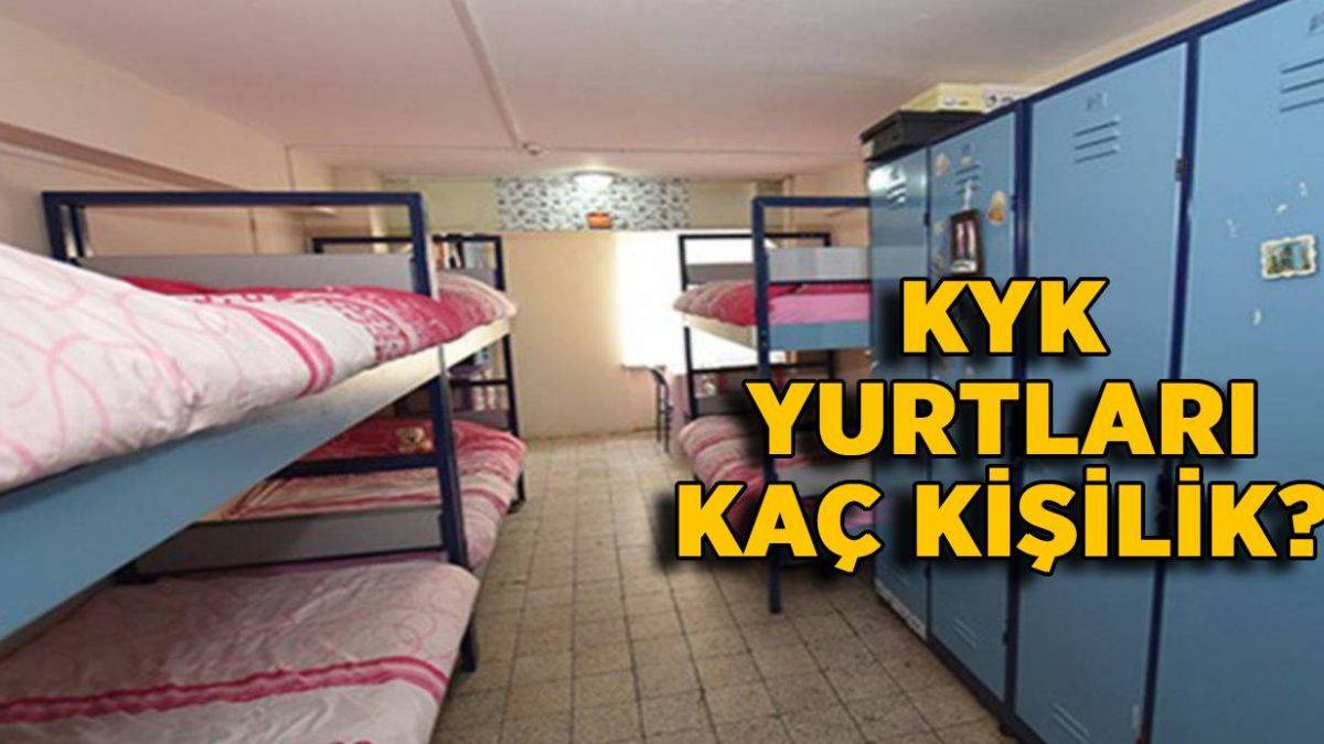 KYK yurtları kaç kişilik? KYK yurtlarında internet, televizyon var mı? KYK odaları kaç kişilik?