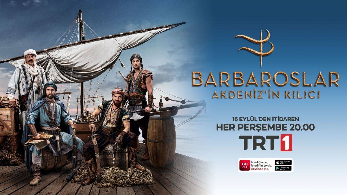 “Barbaroslar Akdeniz'in Kılıcı” Bu akşam TRT 1'de başlıyor…