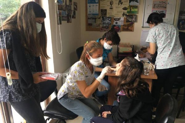 Çocuklara diş sağlığı taraması