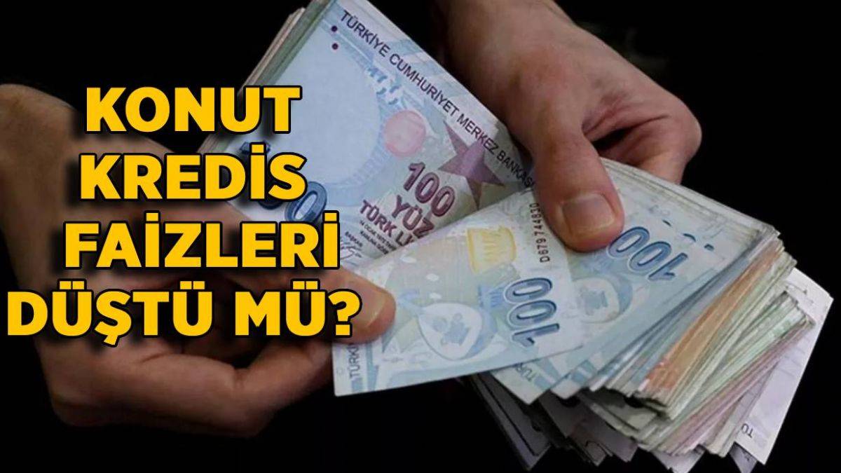 Konut kredisi faizleri düştü mü? 2021 Eylül Ev kredisi banka faiz oranları ne kadar oldu?