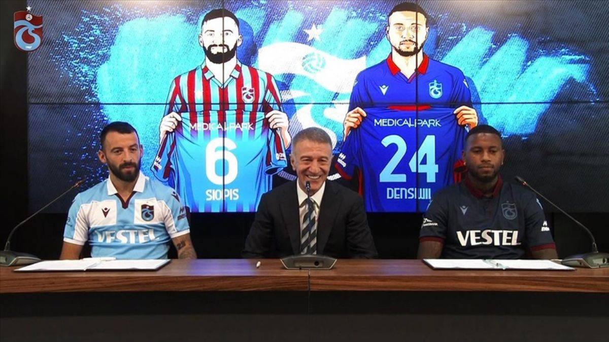 Siopis ve Denswill resmen Trabzonspor'da