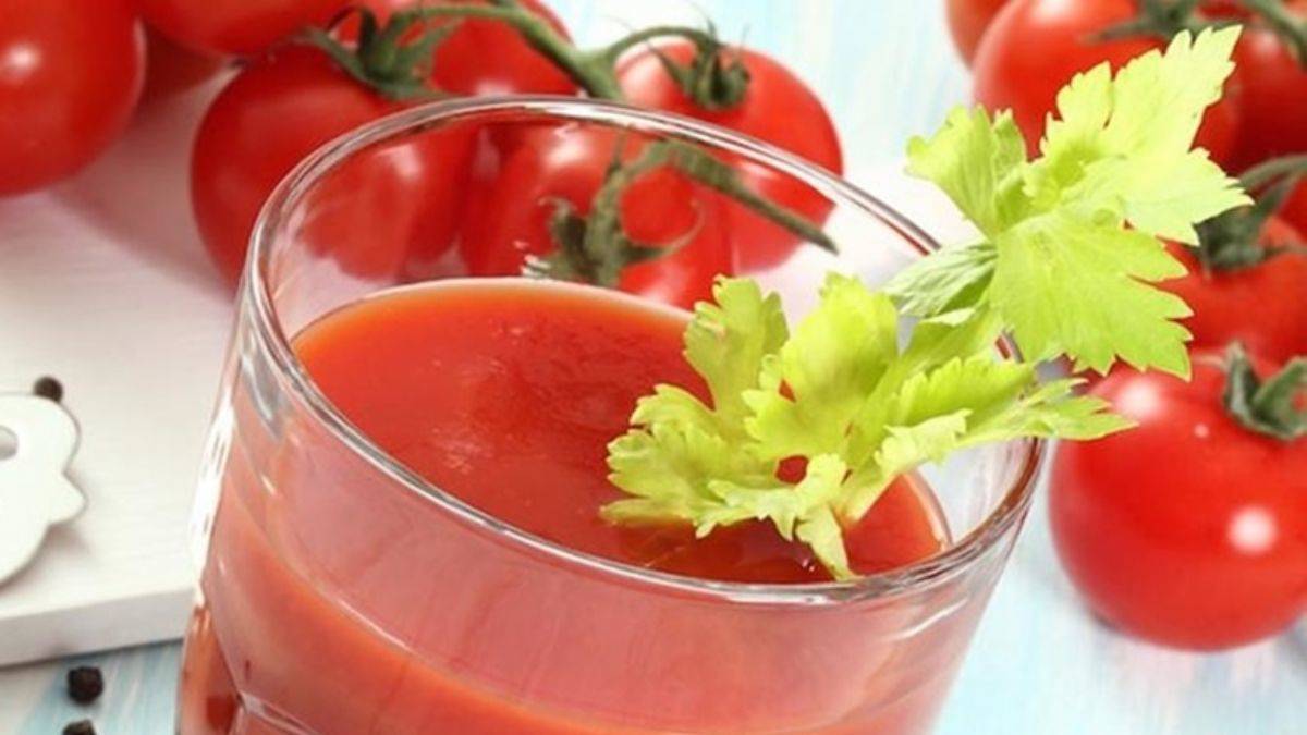 Kansere yakalanmak istemiyorsanız domates suyu için