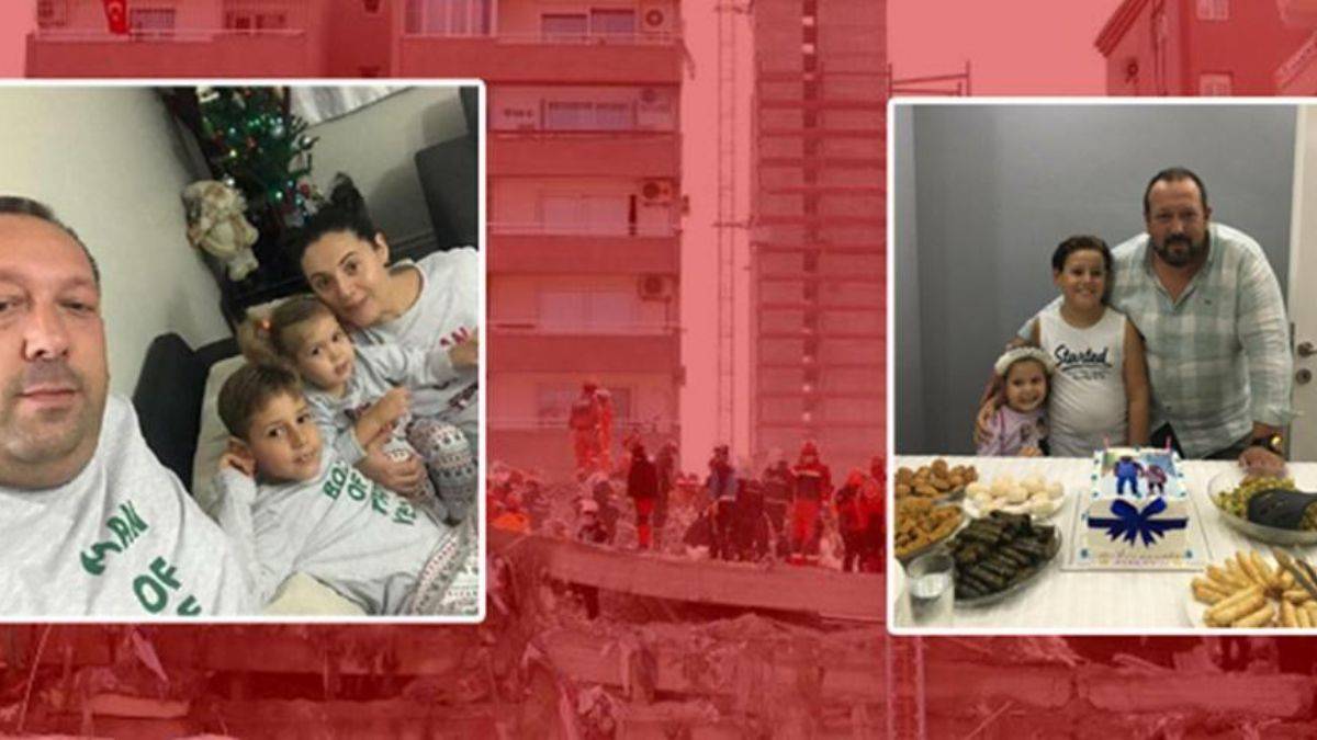 Depremde eşini kaybetti, kızı Ayda ve oğlu Atakan ile hayata tutunuyor