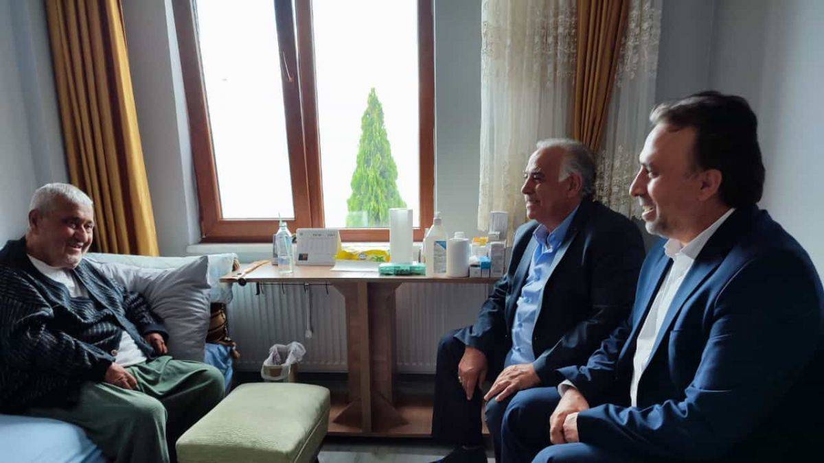 Yazar Mustafa Yazgan’a ‘geçmiş olsun’ ziyareti