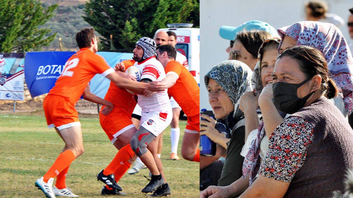 Köylü kadınlardan rugby maçlarına yoğun ilgi