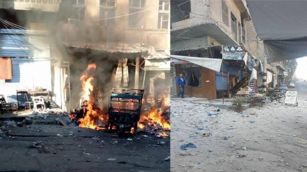 Esed rejiminden pazar yerine saldırı: Çok sayıda ölü ve yaralı var