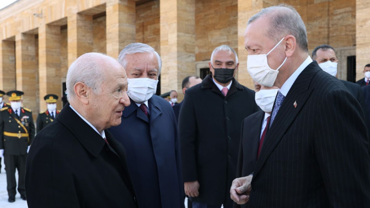 Erdoğan, devlet erkanı ile birlikte Anıtkabir’de