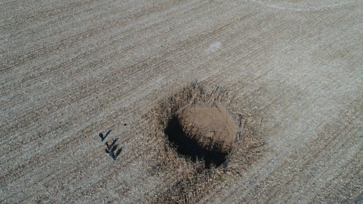 Konya'da dev bir obruk daha oluştu