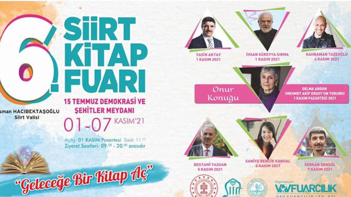 Siirt Kitap Fuarı, bugün açılıyor