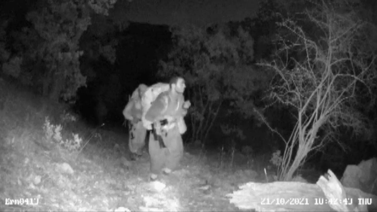 Siirt'te etkisiz hale getirilen 4 PKK'lı fotokapanla tespit edilmiş