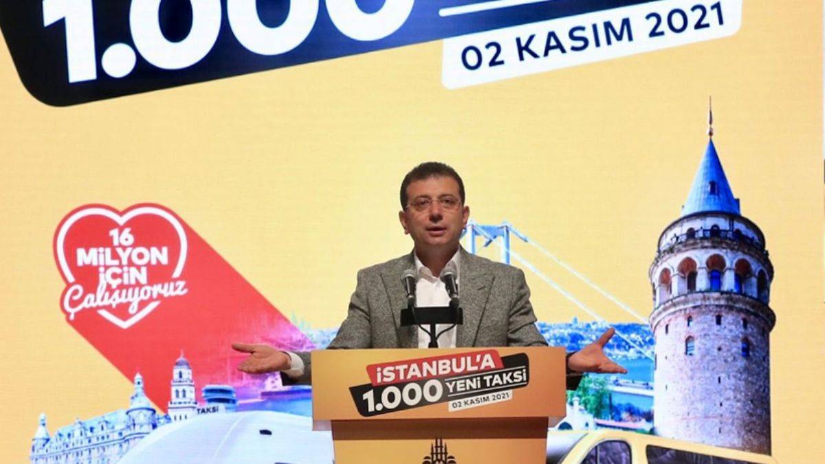 İmamoğlu 1000 yeni taksi kura töreninde konuştu