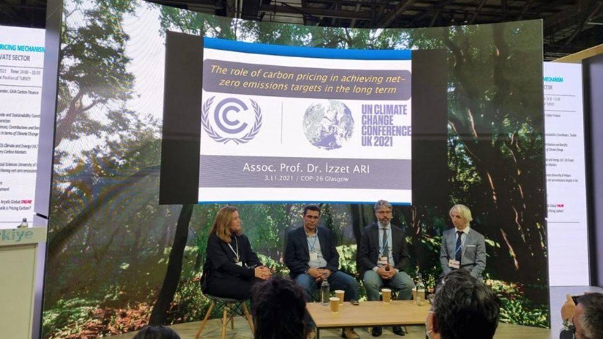 Türkiye'de Glasgow'da 'yeşil kalkınma'yı anlatıyor