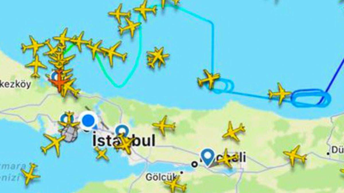 İstanbul'da hava trafiği karıştı