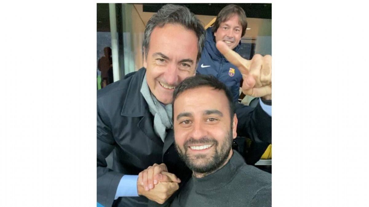 Ünlü Menajer Taylan Oran Barcelona FC CEO’su Ferran Reverter ile Kiev’de biraraya geldi!