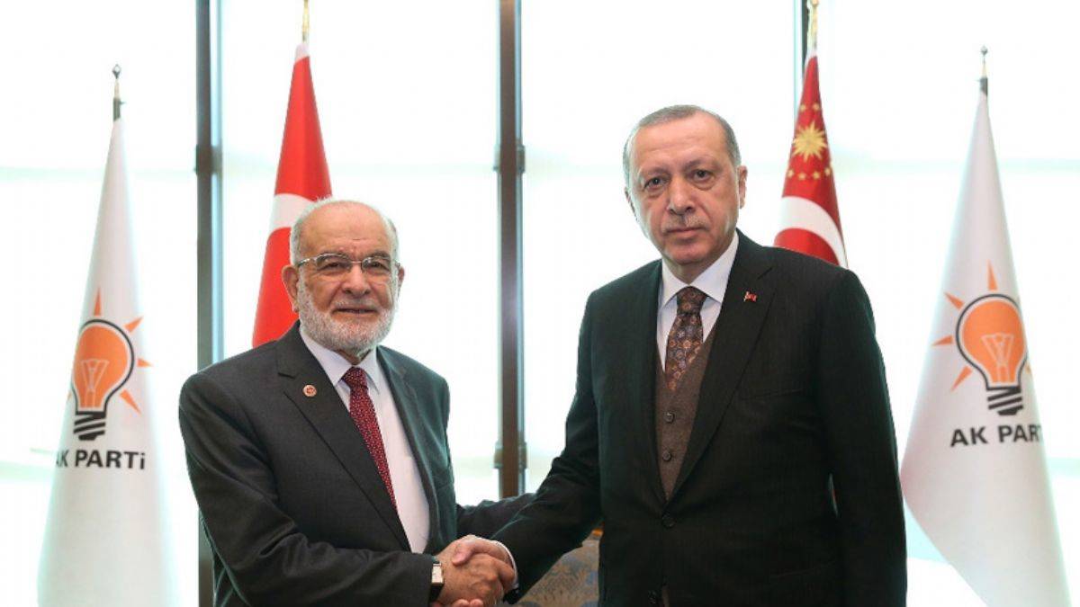 Erdoğan ile Karamollaoğlu'ndan sürpriz görüşme