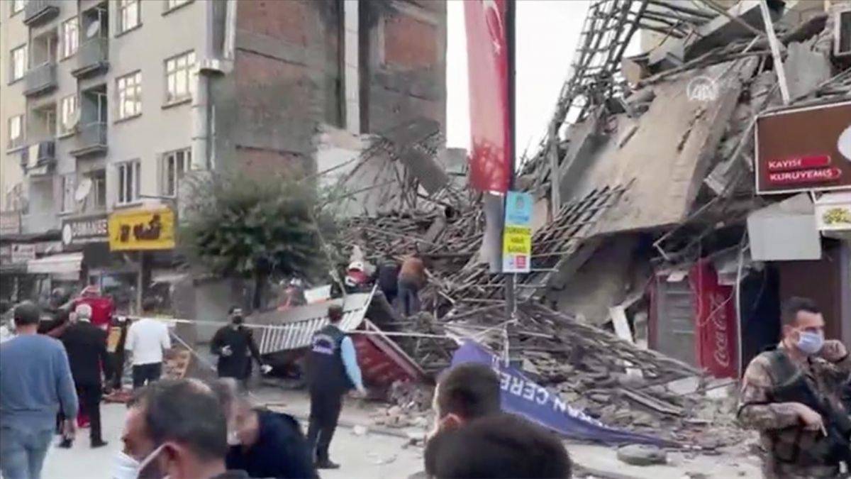 Malatya'da çöken bina son dakika ! Malatya'da bina neden çöktü?