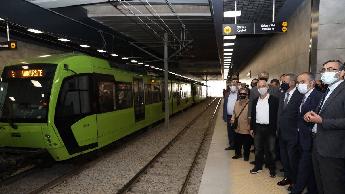 Bursaray Odunluk İstasyonu hizmete açıldı