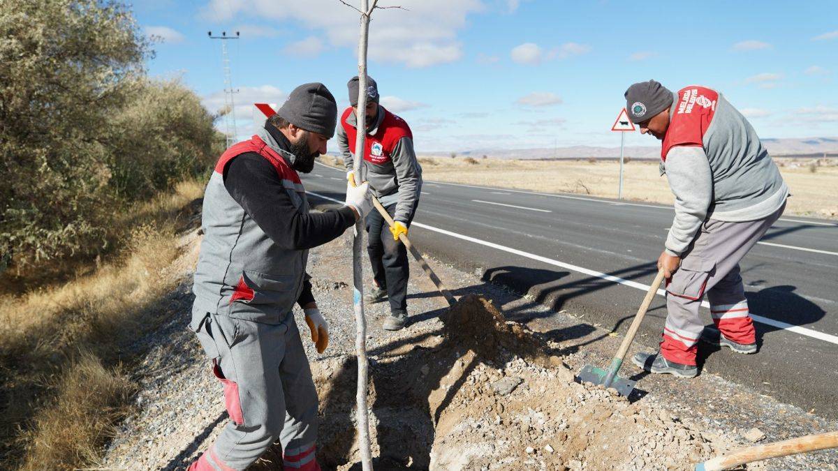 Melikgazi'den geleceğe nefes diye '1111 Ağaç' dikimi