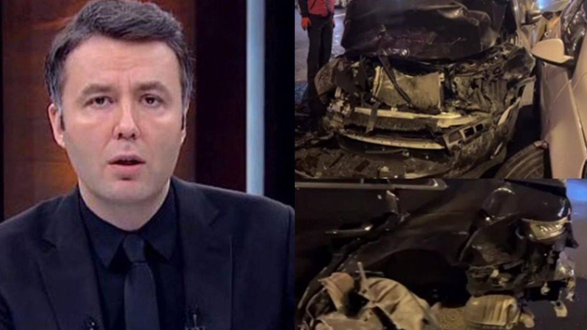 Gazeteci Mehmet Akif Ersoy trafik kazası geçirdi!