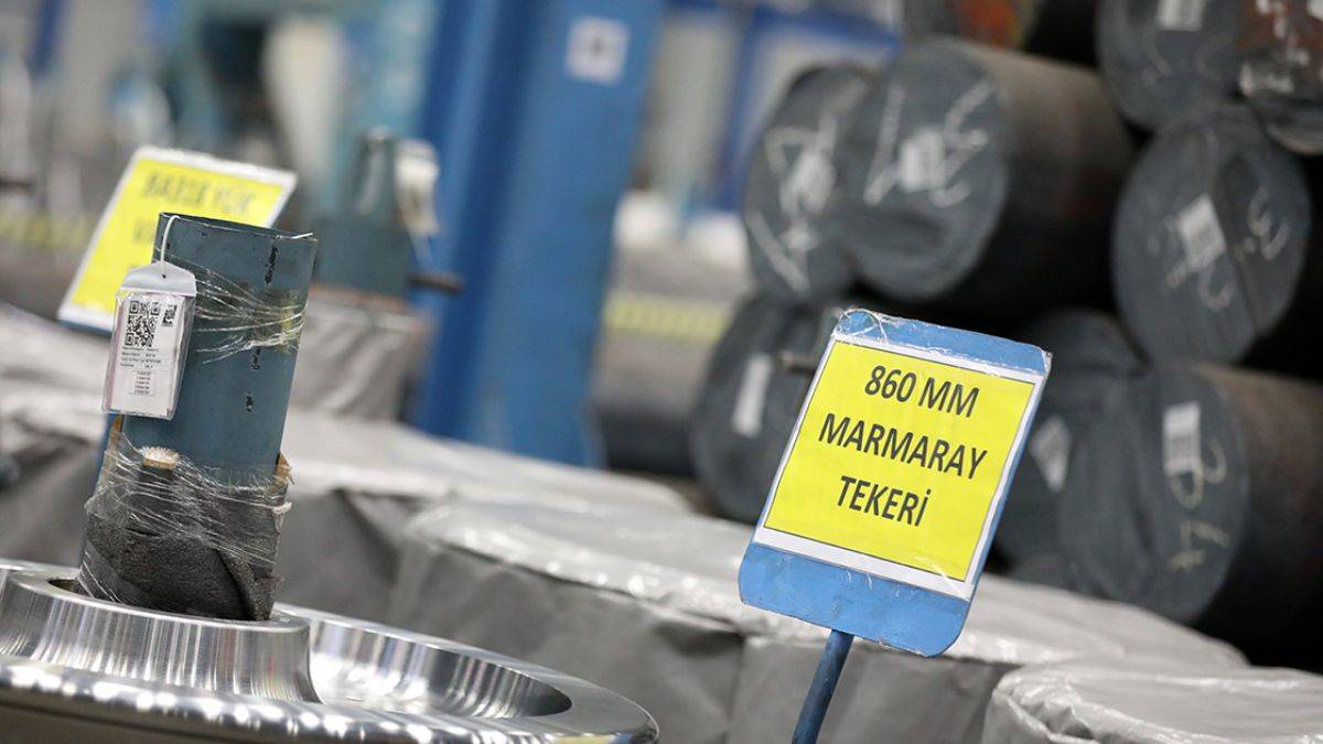 Kardemir’in ürettiği tren tekeri rayına oturdu