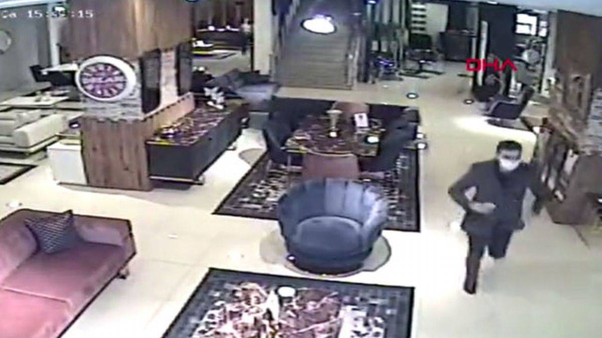 Düzce'deki deprem anından görüntüler