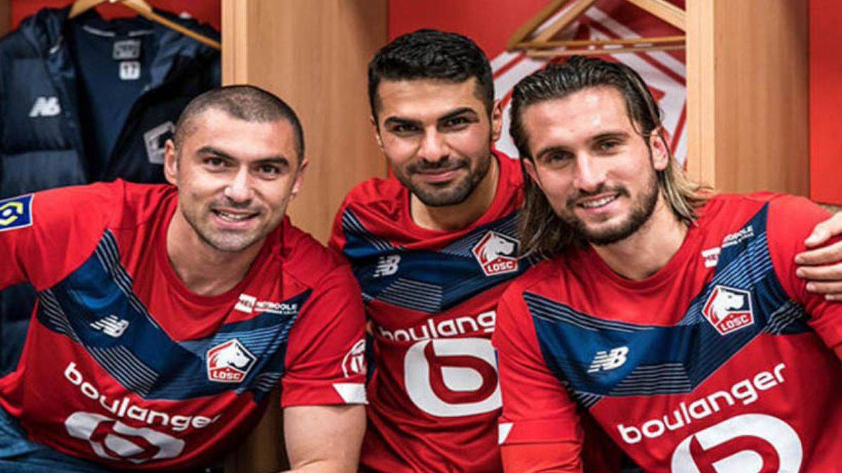 Milli oyuncularımız Burak Yılmaz, Zeki Çelik ve Yusuf Yazıcı'nın formasını giydiği Lille-Slazburg maç sonucu