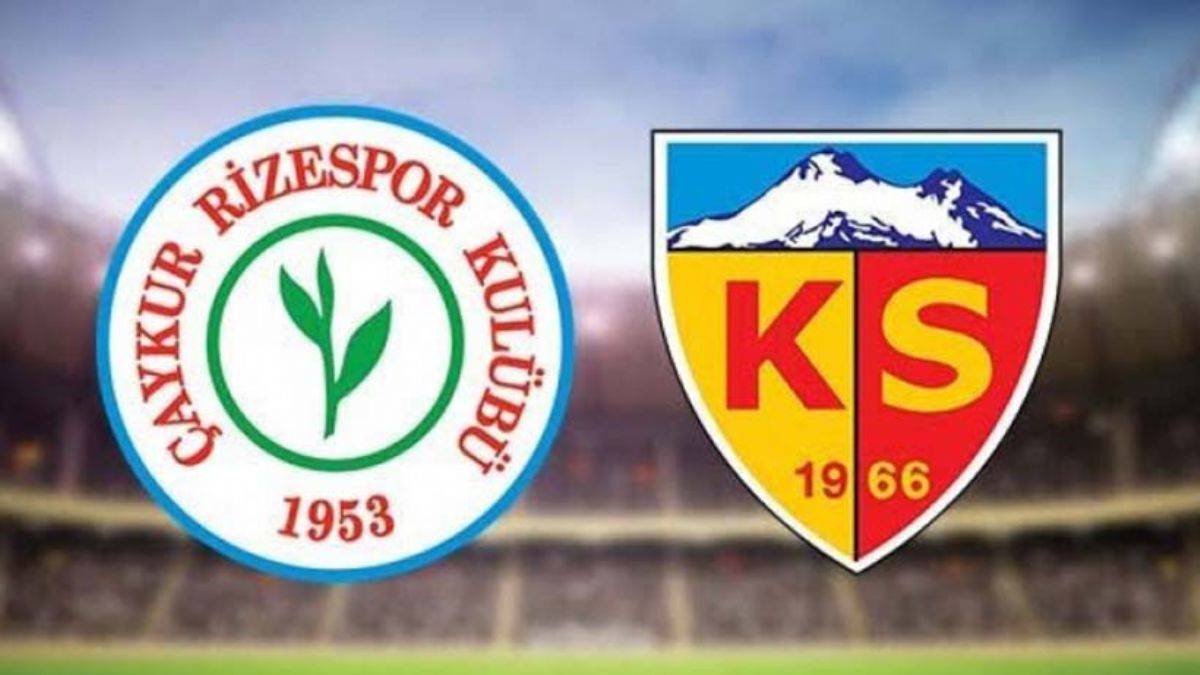 Çaykur Rize ve Yakutel Kayserispor maçı ne zaman ve nerede oynanacak?