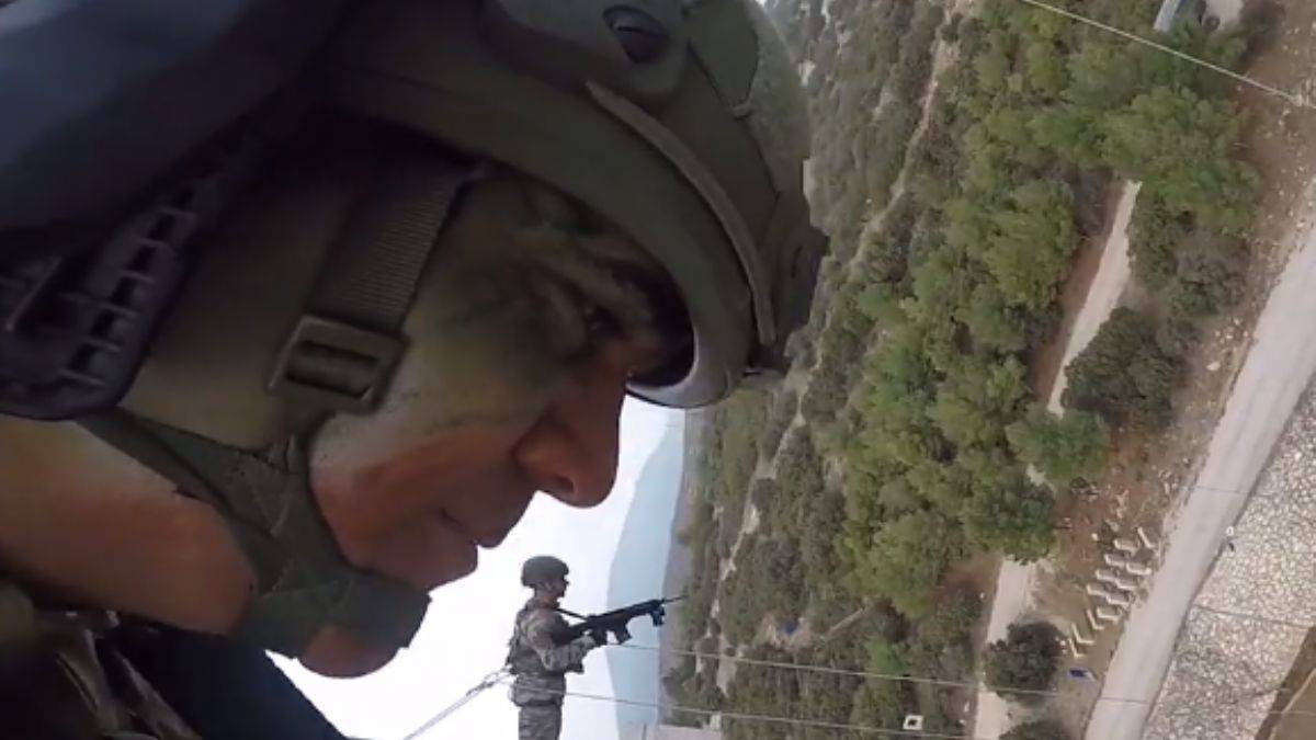 Komandolardan nefes kesen atış talimi